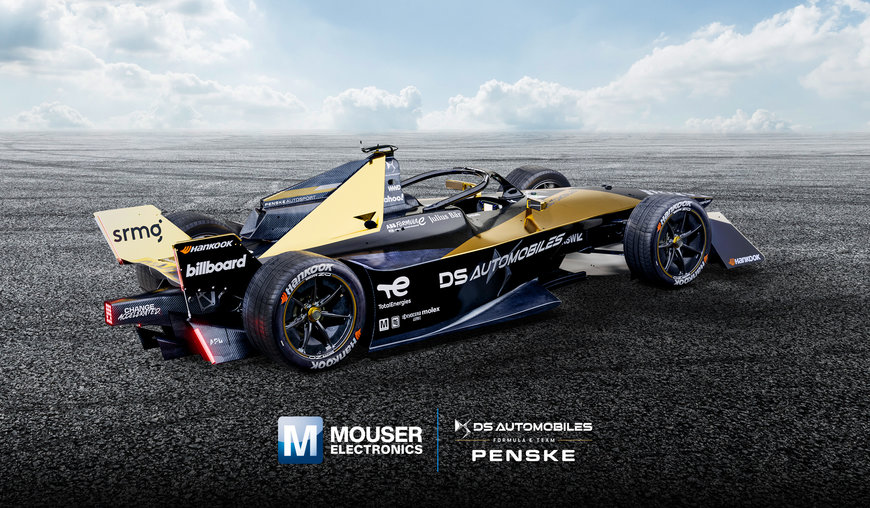 Mouser Electronics lancia una partnership con DS PENSKE per la Stagione 9 della Formula E